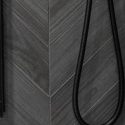 Matte black shower system